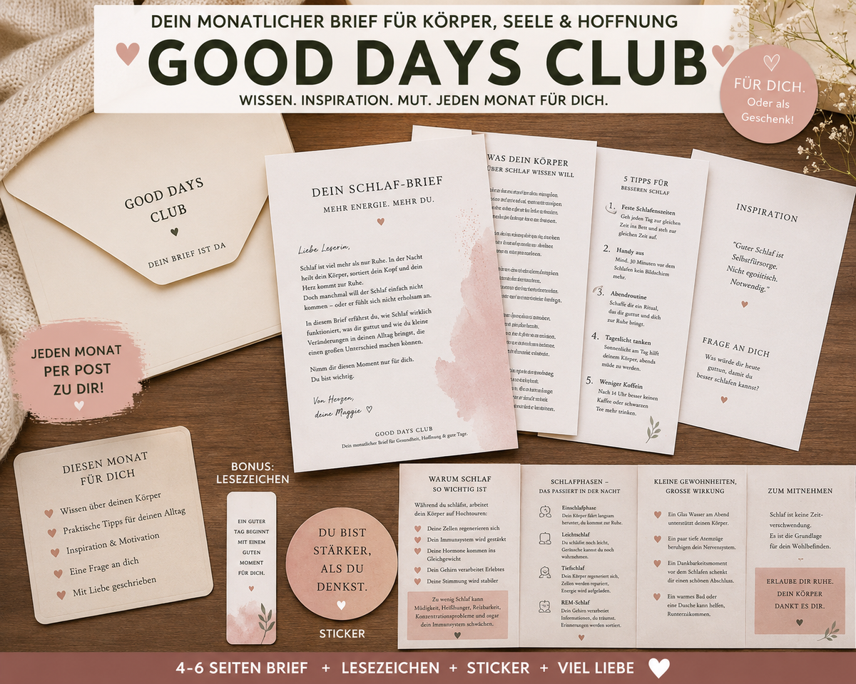 Good Days Club – Dein persönlicher Brief
